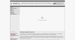Desktop Screenshot of chjensen.fi